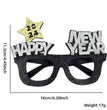 2024 New Year Party Funny Holiday Decorative Glasses Photo Props Glasses Frame