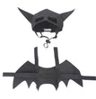 Halloween Pet Mask Bat Wings Corset