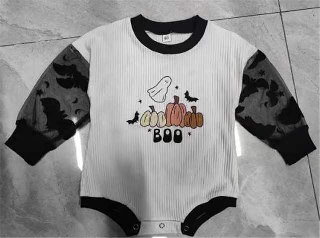 Autumn Halloween Romper One-piece Baby's Shirt