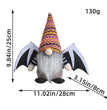 Halloween Wings Doll Cute Faceless Doll Ghost Festival Knitted Plush Doll