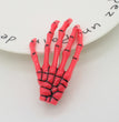Halloween Skull Hand Claw Fluorescent Hairpin