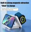 Folding Magnetic Suction Wireless Charger 3-in-1