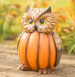 Halloween Animal Avatar Pumpkin Body Statue Resin Crafts Home Garden Study Decoration