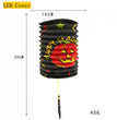 Halloween Pumpkin Paper Lantern Scene Props Ghost Festival Products KTV Bar Window Layout LED Lampshade Decoration