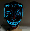 Compatible with Apple, Halloween Glowing Mask Black V Face Mask Grimace