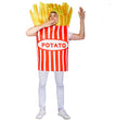 Adult French Fries Performance Props Costume Halloween