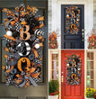 Halloween Front Entrance Scary Pumpkin Alphabet Garland