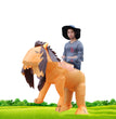 Halloween Children's Clothes Lion Tiger Inflatable Costume