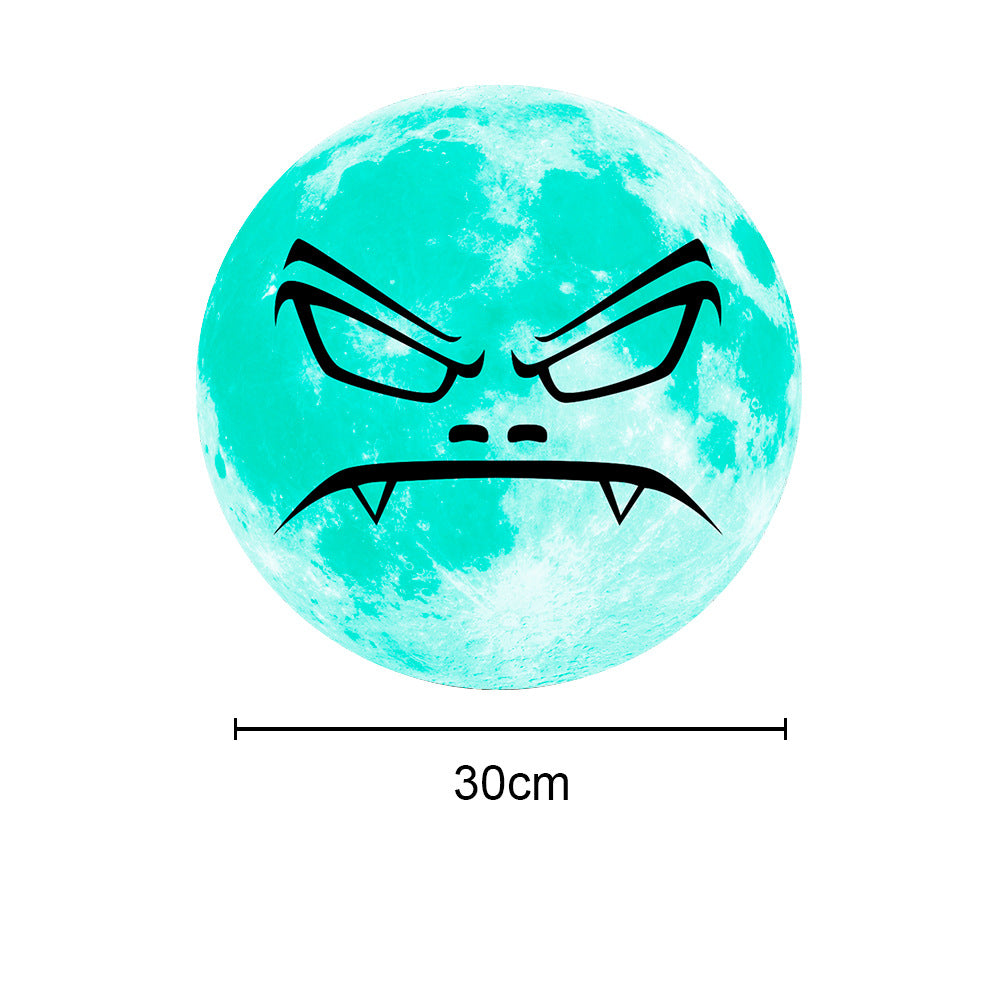 Halloween Crow Pumpkin Luminous Fluorescent Sticker