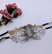Halloween Adult Princess Masquerade Golden Lace Mask Bronzing Half Face Eye Mask For Women