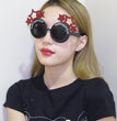 Creative 2024 Happy New Year Party Glasses Supplies Photo Props Holiday Dance Dress Up Funny Glasses