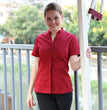 V-neck Short Sleeve Shirt Hotel Long Sleeve Shirt Workwear