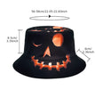 Creative Halloween Pumpkin Grimace Printed Sunscreen Sun-shade Fisherman Hat