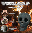 Skull Halloween Barbecue Fire Ornament Design Decoration