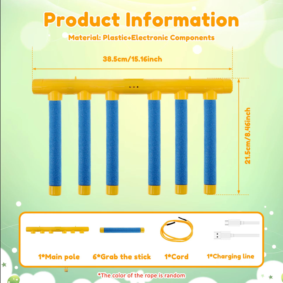 Challenge Falling Sticks Game Kids Stick Catching Toy Training Reaction Hand Eye Educational Parent-Child Interactive Toy Sports