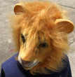 Halloween Prom Play Cute Lion Latex Mask
