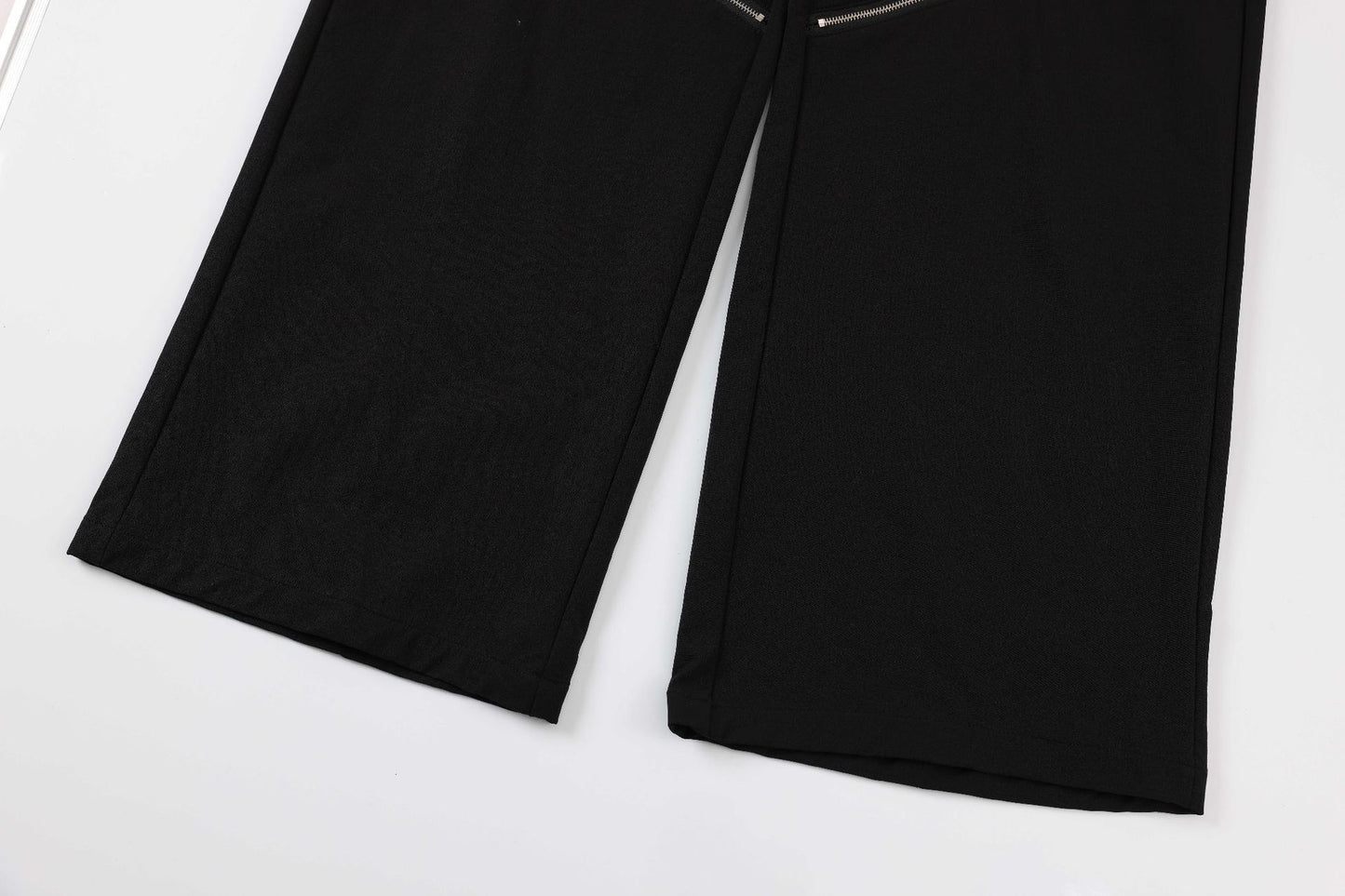 Hot Girl Zipper Design Casual Trousers