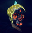 Halloween Horror Mask LED Glowing Pumpkin Skull