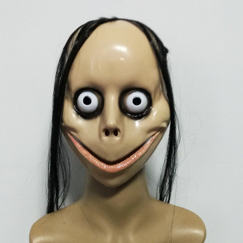 New Halloween Horror Long Hair MOMO Mask