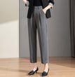 Women's Straight Loose High Waist Draped Casual Pants