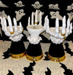 Halloween Palm Tray Candle Holder Halloween Witch Palm Candle Holder Decoration Home Decor