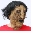 Latex Horror Face Halloween Mask With Black