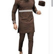 Halloween Costumes African Men's Clothing Traditional Outerwear Suits