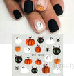 Halloween Pumpkin Nail Sticker Watermark Sticker