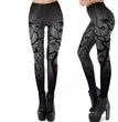 Women's Halloween Pumpkin Head Print Leggings
