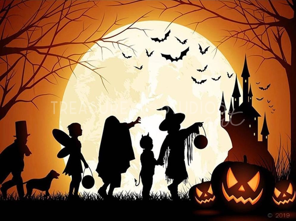 Halloween Pumpkin Diy Full Diamond 5D Diamond Painting