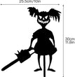Little Devil Garden Pile Silhouette Halloween Decorations