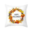 New Product Halloween Pillowcase Pumpkin Letter Fly Velvet Pillow Cushion Cover