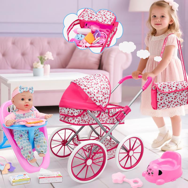 Doll Deluxe Nursery Play Set with Accessories