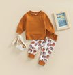 Halloween Children's Long Sleeve Sweatshirt Pumpkin Print Pants Set