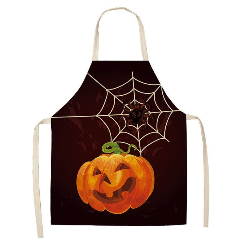New Hot Sale Halloween Cotton And Linen Apron