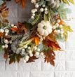 Halloween Thanksgiving Autumn Frost Leaf Pumpkin Simulation Garland Props Home Decor