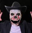 New Halloween Simulation Mouth Skull Mask Plastic