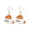 Halloween Earrings Cute Pumpkin Spooky Oil Drip Alloy Earrings Jewelry