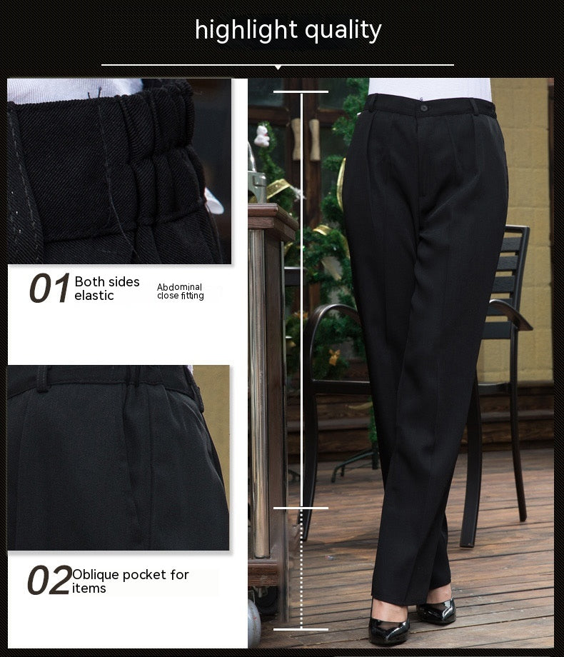 Hotel Overalls Waiter Cleaning Pants