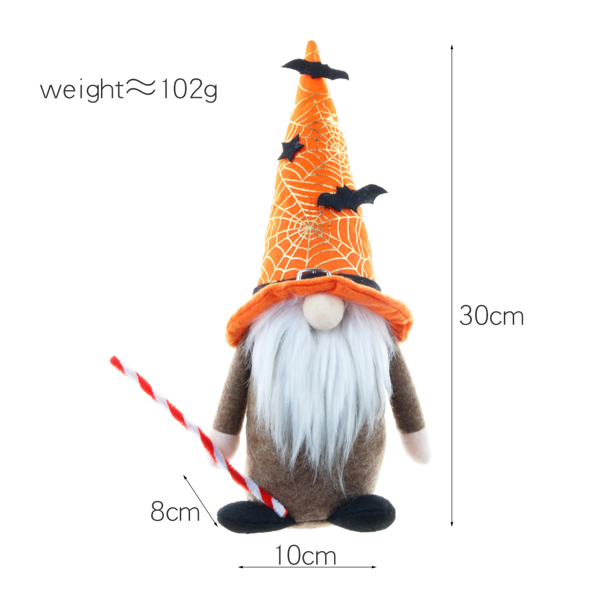 Halloween Dwarf Doll Flannel Fabric