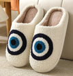 Winter Warm Home Christmas Elk Cotton Slippers