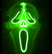 Halloween Ghost Face Fluorescent Ball Glowing Mask