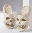 Personalized Skull Design Halloween Slippers Bathroom Indoor Outdoor Funny Slides Beach Shoes