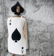 Poker Spades A Suit Halloween Black Hat Clothes Suit