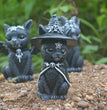 New Independent Station Halloween Magic Cat Resin Crafts