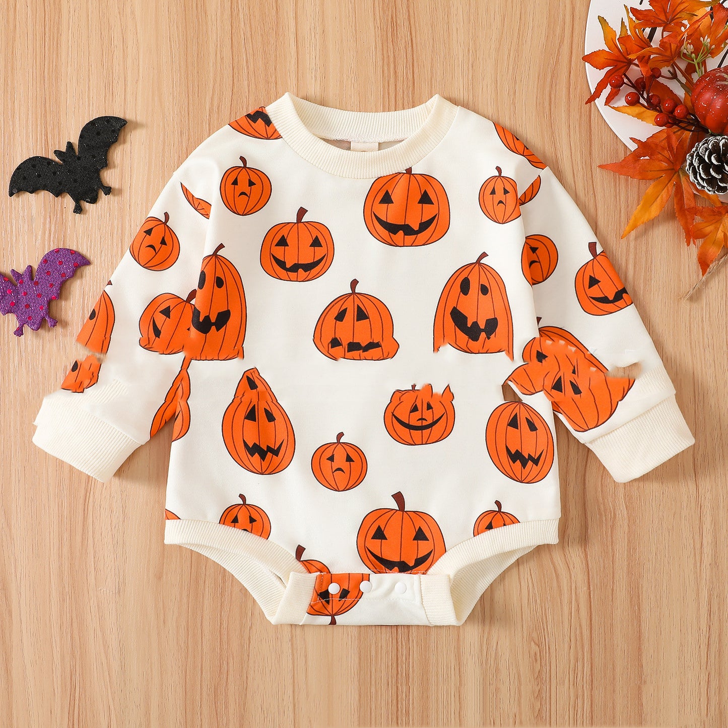 Halloween Pumpkin Ghost Face Hopper Ins