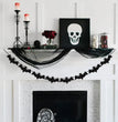 Halloween Party Decoration String Flag Banner Bat Glitter Pull Flower