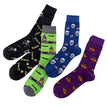 Men's Halloween Skull Printed Sports Cotton Socks