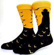 NEW Halloween Socks Pumpkin Bat Human Skeleton