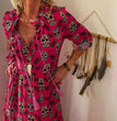 Halloween Skull Print Long-sleeved Big Dress